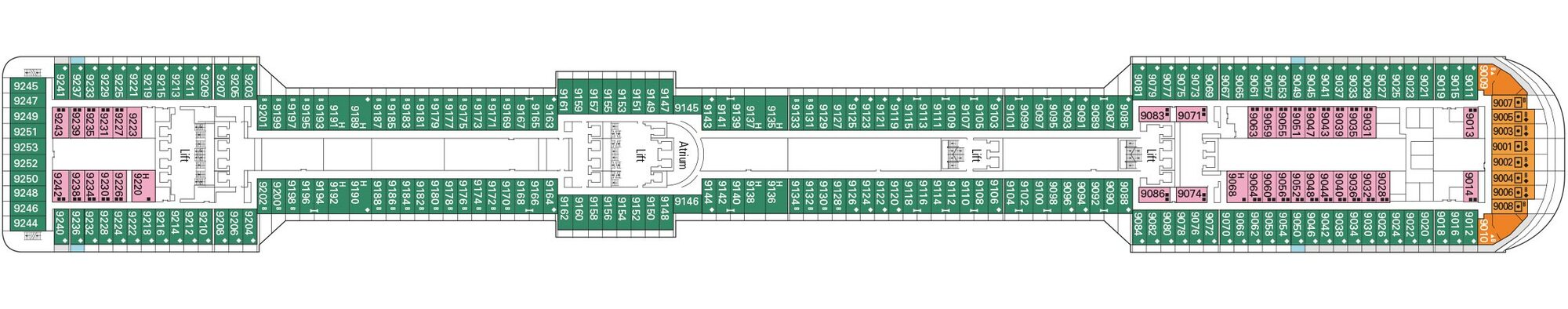 Deck 9 - Radioso plan